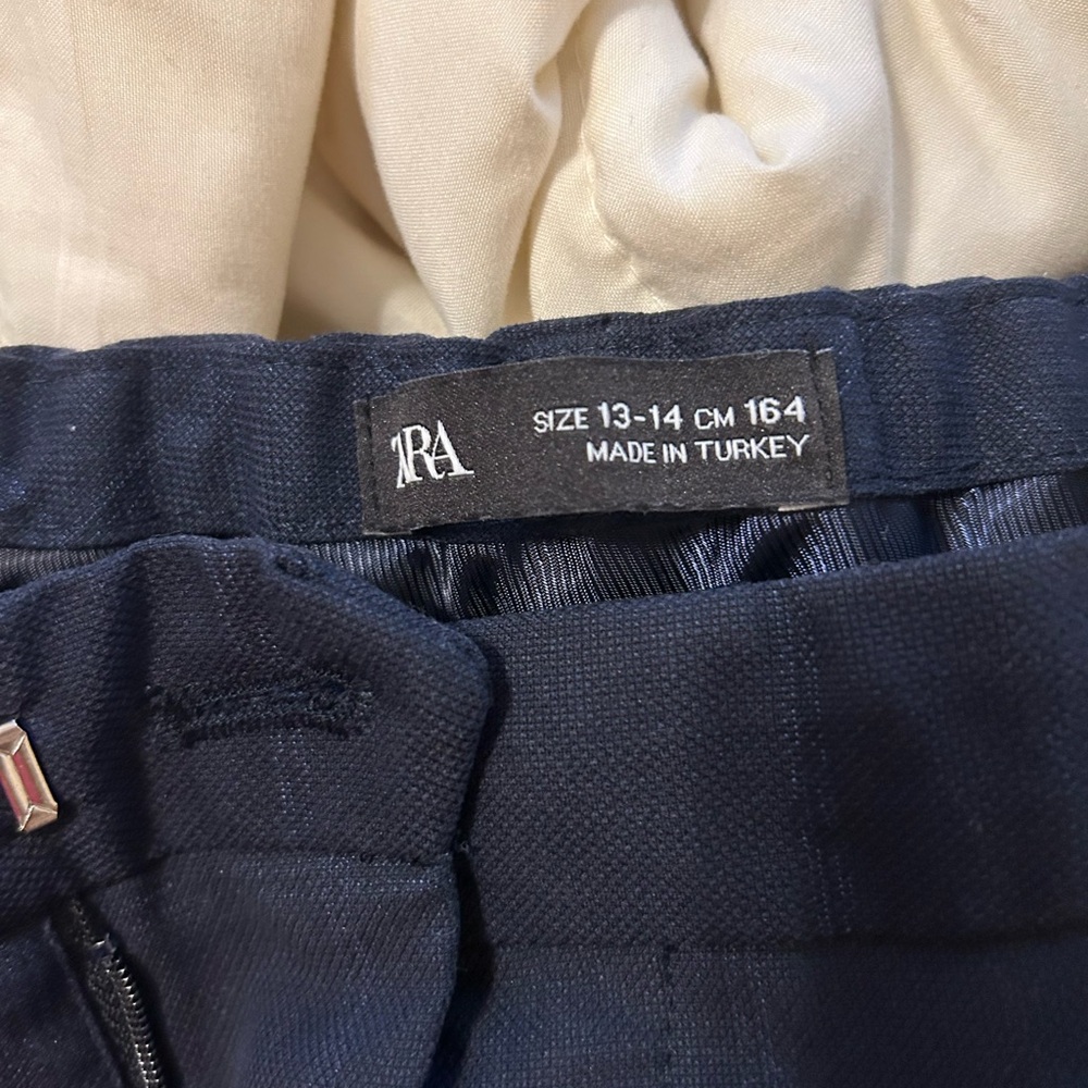 Zara Black Straight Leg Pants Formal - Picture 3 of 3